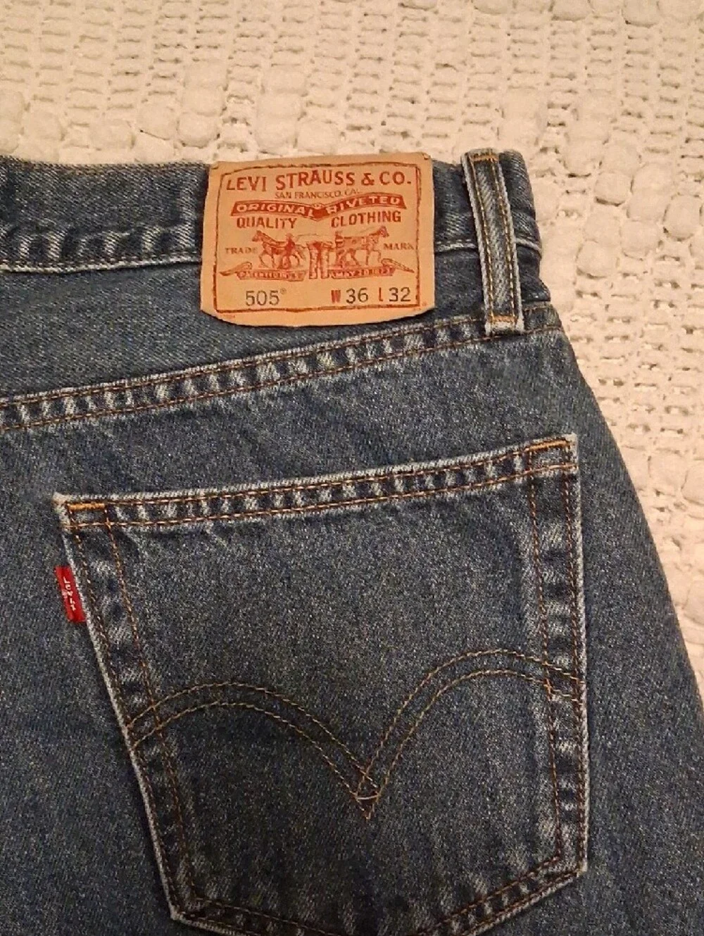 Levi's Men's Classic 505 Straight Leg Jeans 36x32